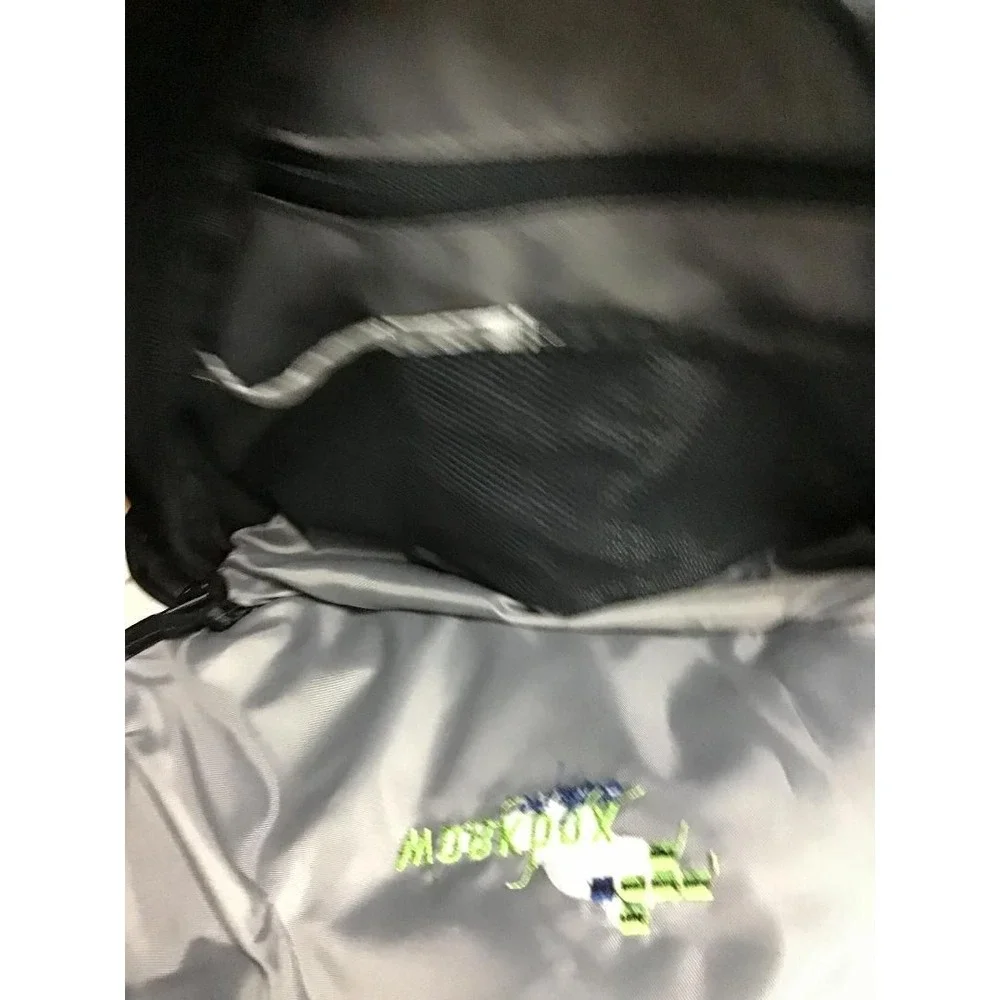 The North Face Stalwart Backpack Gray Black Laptop Bag Workbox Staffing Logo New
